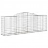 Kosze gabionowe, 20 szt, 300x50x100/120cm, galwanizowane żelazo