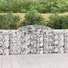 Kosze gabionowe, 20 szt, 300x30x100/120cm, galwanizowane żelazo