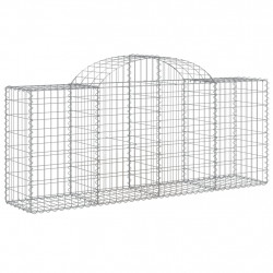 Kosze gabionowe, 40 szt, 200x50x80/100 cm, galwanizowane żelazo