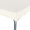 Altana ze sznurem lampek LED, 400x300 cm, kremowa, aluminium