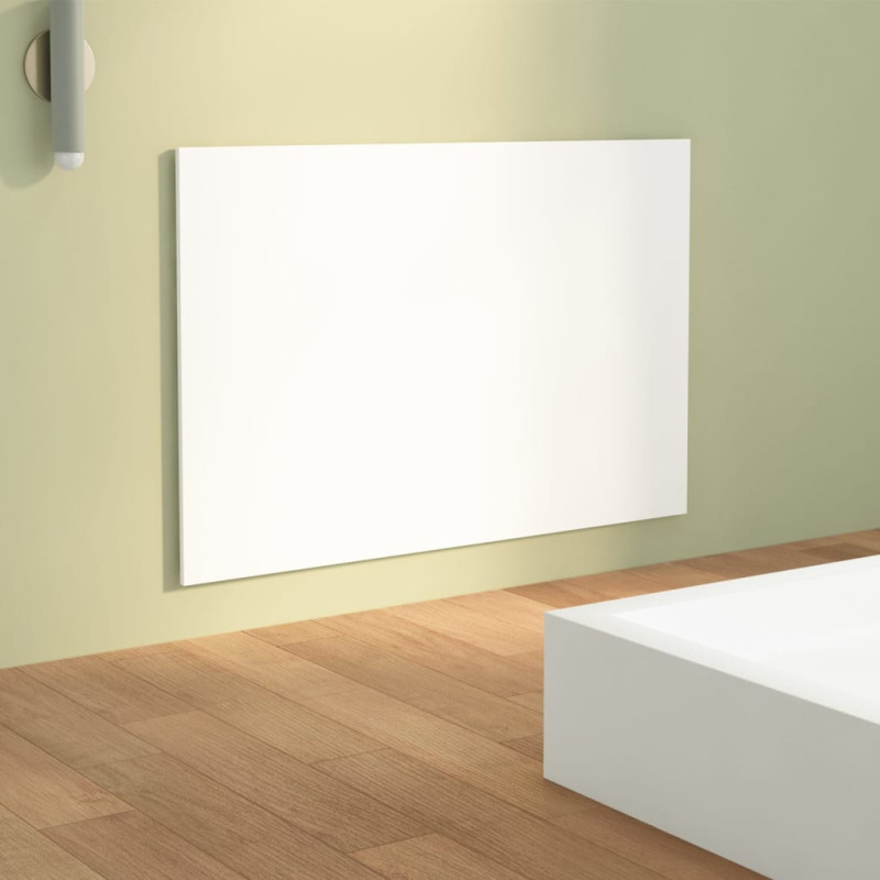 Wezgłowie łóżka, białe, 120x1,5x80 cm, materiał drewnopochodny