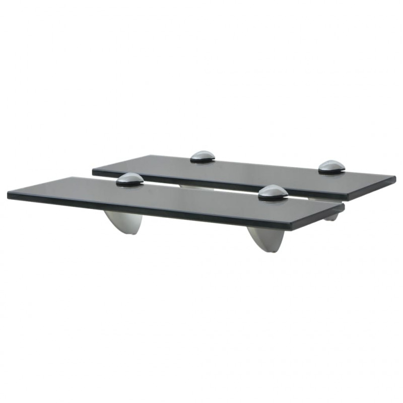 Półki szklane, 2 szt., 30 x 10 cm, 8 mm