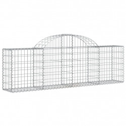 Kosze gabionowe, 30 szt, 200x30x60/80 cm, galwanizowane żelazo