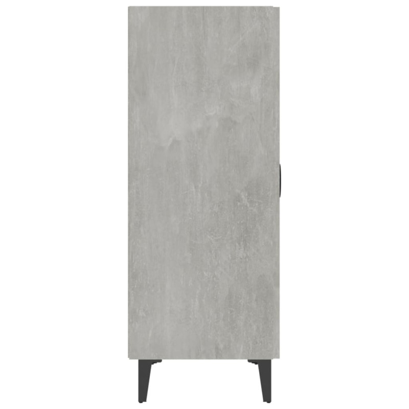 Komoda, szarość betonu, 70x34x90 cm, materiał drewnopochodny