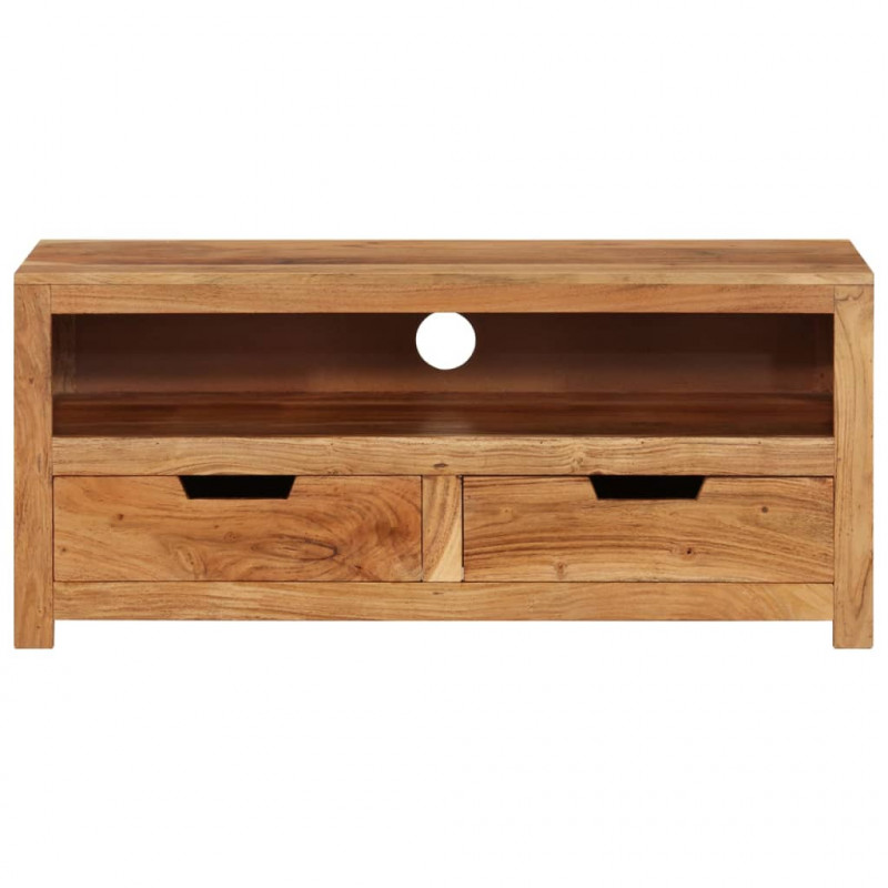 Szafka pod TV, 88x35x40 cm, lite drewno akacjowe