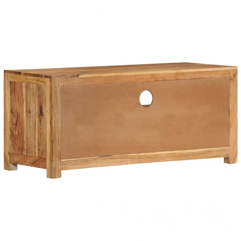 Szafka pod TV, 88x35x40 cm, lite drewno akacjowe
