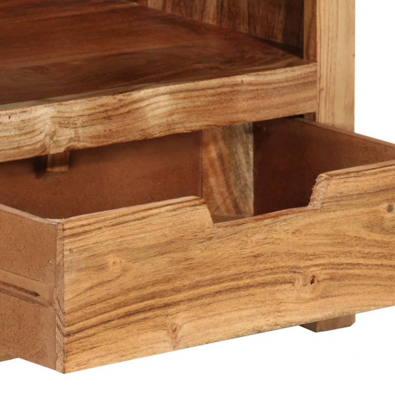 Szafka pod TV, 88x35x40 cm, lite drewno akacjowe