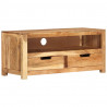 Szafka pod TV, 88x35x40 cm, lite drewno akacjowe