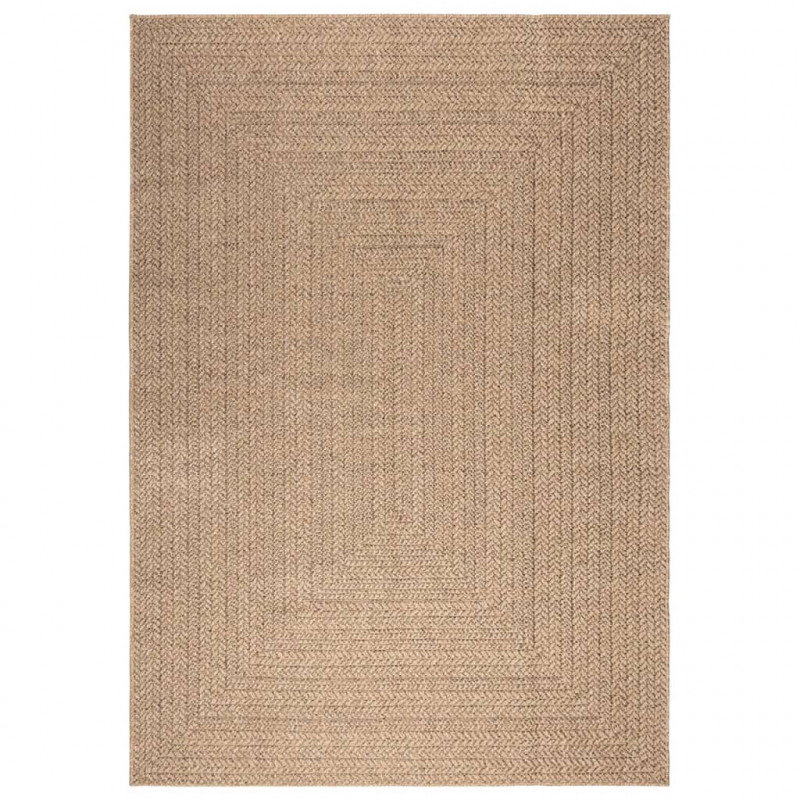 Dywan ZIZUR, 160x230 cm, stylizowany na jutowy