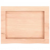 Półka, 40x30x(2-4) cm, surowe lite drewno dębowe