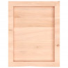 Półka, 40x50x(2-4) cm, surowe lite drewno dębowe