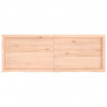 Półka, 140x50x(2-6) cm, surowe lite drewno dębowe