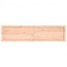 Półka, 160x40x(2-6) cm, surowe lite drewno dębowe
