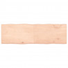 Blat stołu, 160x50x(2-6)cm surowy, lity dąb naturalną krawędzią