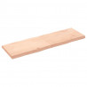 Blat stołu, 160x50x(2-6)cm surowy, lity dąb naturalną krawędzią