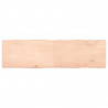Blat stołu, 180x50x(2-6)cm, surowy lity dąb naturalną krawędzią