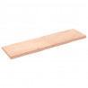 Blat stołu, 180x50x(2-6)cm, surowy lity dąb naturalną krawędzią