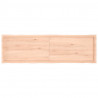Blat stołu, 180x50x(2-6)cm, surowy lity dąb naturalną krawędzią
