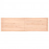 Blat stołu, 220x60x(2-4)cm surowy, lity dąb naturalną krawędzią