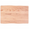 Blat, jasnobrązowy 60x40x(2-4)cm drewno z naturalną krawędzią