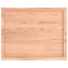 Blat, jasnobrązowy 80x60x(2-4) cm drewno z naturalną krawędzią