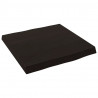 Blat ciemnobrązowy 40x40x(2-4) cm, drewno z naturalną krawędzią