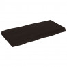 Blat, ciemnobrązowy 80x40x(2-6) cm drewno z naturalną krawędzią