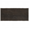 Blat ciemnobrązowy 120x50x(2-6) cm drewno z naturalną krawędzią