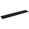 Blat ciemnobrązowy 220x40x(2-4) cm drewno z naturalną krawędzią