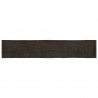 Blat ciemnobrązowy 220x40x(2-4) cm drewno z naturalną krawędzią