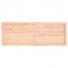 Blat stołu, 140x50x(2-6) cm, surowe lite drewno dębowe