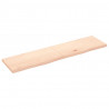 Blat stołu, 160x40x(2-4) cm, surowe lite drewno dębowe