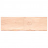 Blat stołu, 200x60x(2-4) cm, surowe lite drewno dębowe