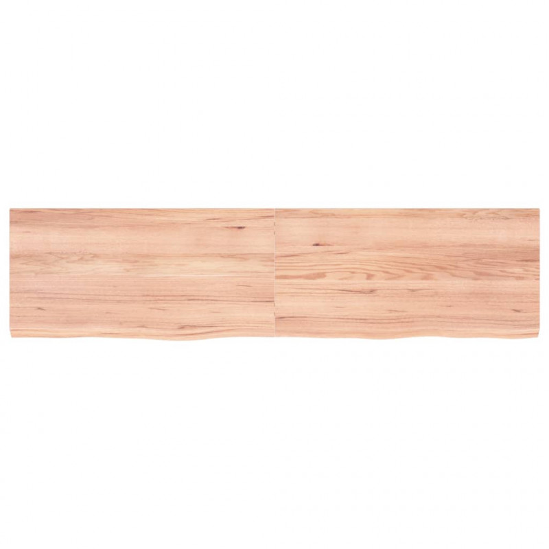 Blat do stołu, jasnobrązowy, 160x40x(2-4)cm, lite drewno dębowe
