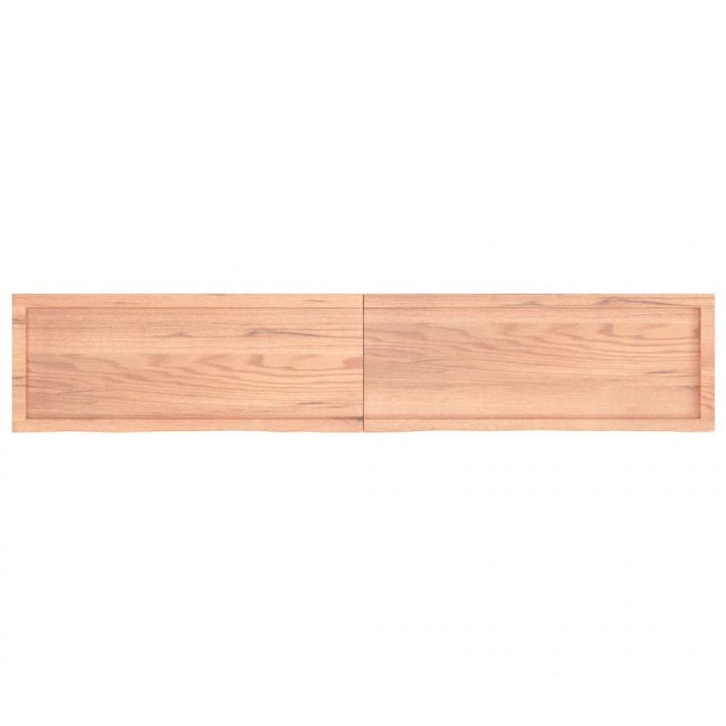 Blat do stołu, jasnobrązowy, 200x40x(2-4)cm, lite drewno dębowe