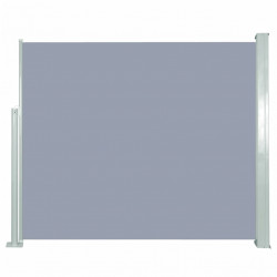 Zwijana markiza boczna, 120 x 300 cm, szara