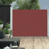 Wysuwana markiza boczna na taras, 140 x 500 cm, brązowa