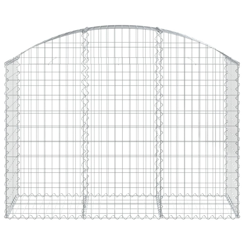 Łukowaty kosz gabionowy 150x50x100/120 cm, galwanizowane żelazo