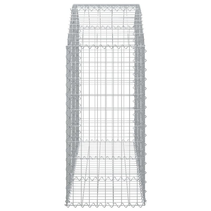 Łukowaty kosz gabionowy 150x50x100/120 cm, galwanizowane żelazo
