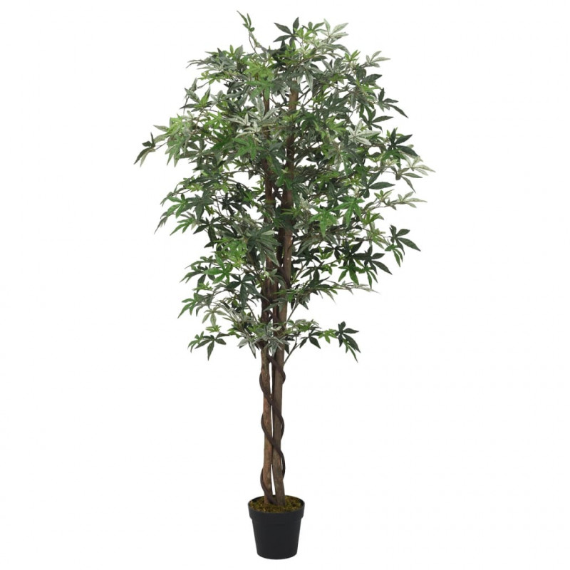 Sztuczny klon, 336 liści, 120 cm, zielony