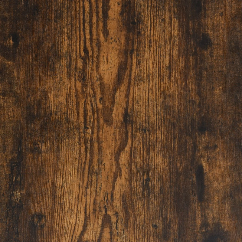 Półki ścienne z drążkami, 2 szt., przydymiony dąb, 65x25x30 cm