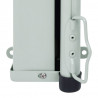 Zwijana markiza boczna na taras, 180x500 cm, niebieska