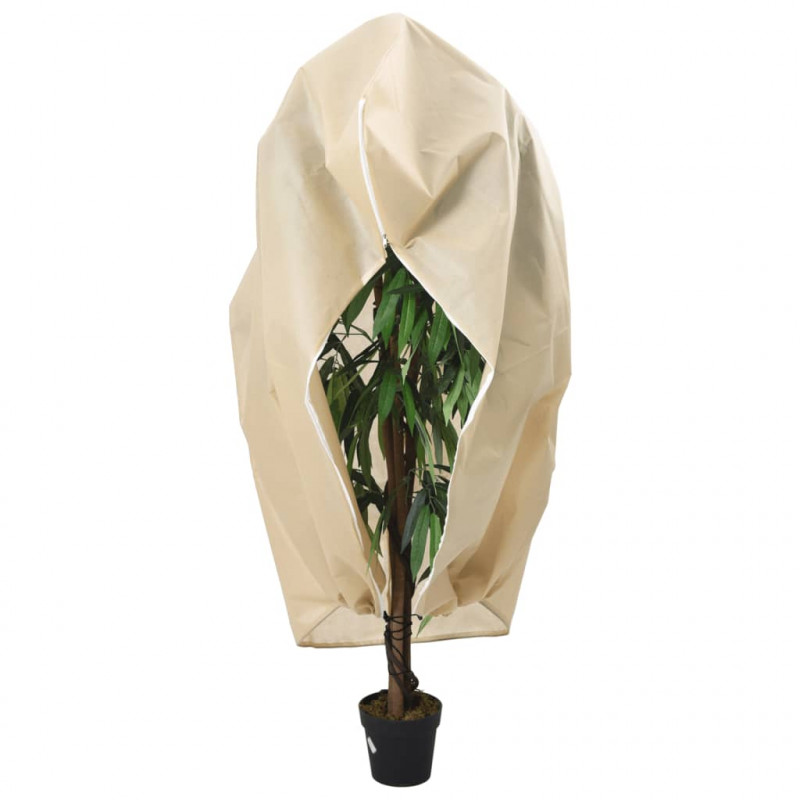 Kaptury ochronne z suwakiem, 4 szt., 70 g/m², 3,93x3 m