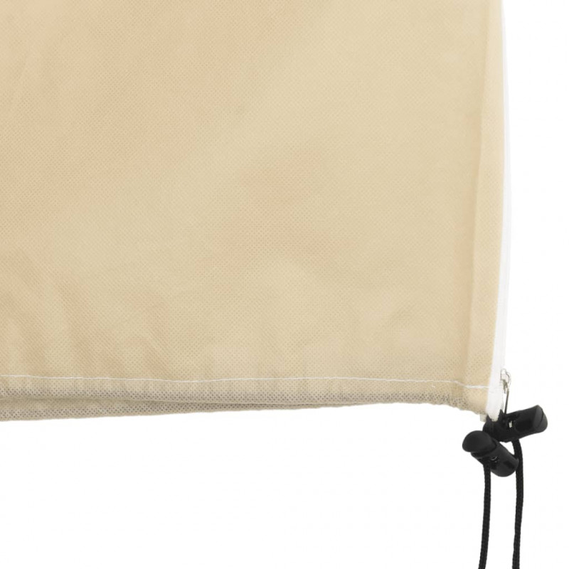 Kaptury ochronne z suwakiem, 4 szt., 70 g/m², 3,93x3 m