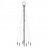 Choinka z kołkiem gruntowym, 108 niebieskich LED, 180 cm