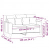 Sofa 2-osobowa, ciemnozielona, 120 cm, tapicerowana aksamitem