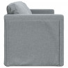 Sofa podłogowa 2-w-1, jasnoszara, 112x174x55 cm, tkanina