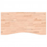 Blat do biurka, 100x(45-50)x1,5 cm, lite drewno bukowe