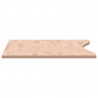Blat do biurka, 100x(45-50)x1,5 cm, lite drewno bukowe