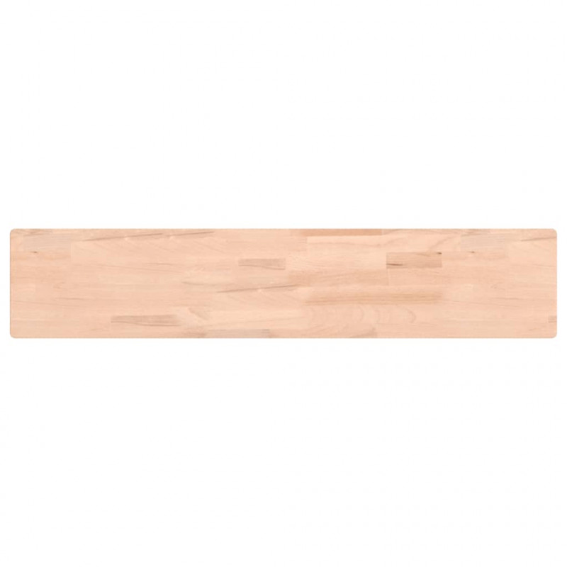 Półka ścienna, 100x20x4 cm, lite drewno bukowe